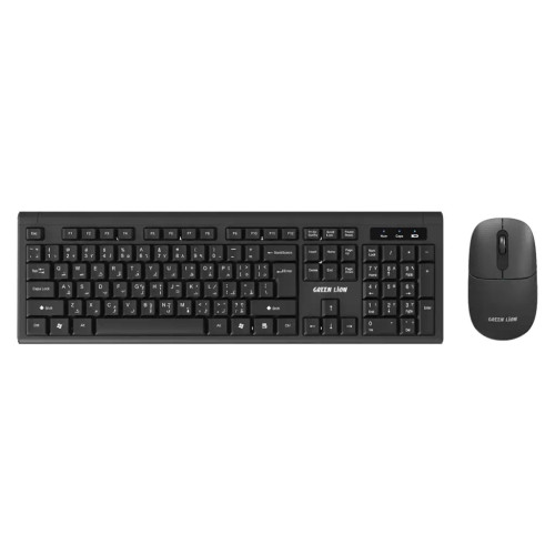 ست موس و کیبورد وایرلس Green Lion GKM-200 | اتصال 2.4GHz، طراحی اسلیم و دقت 1200DPI