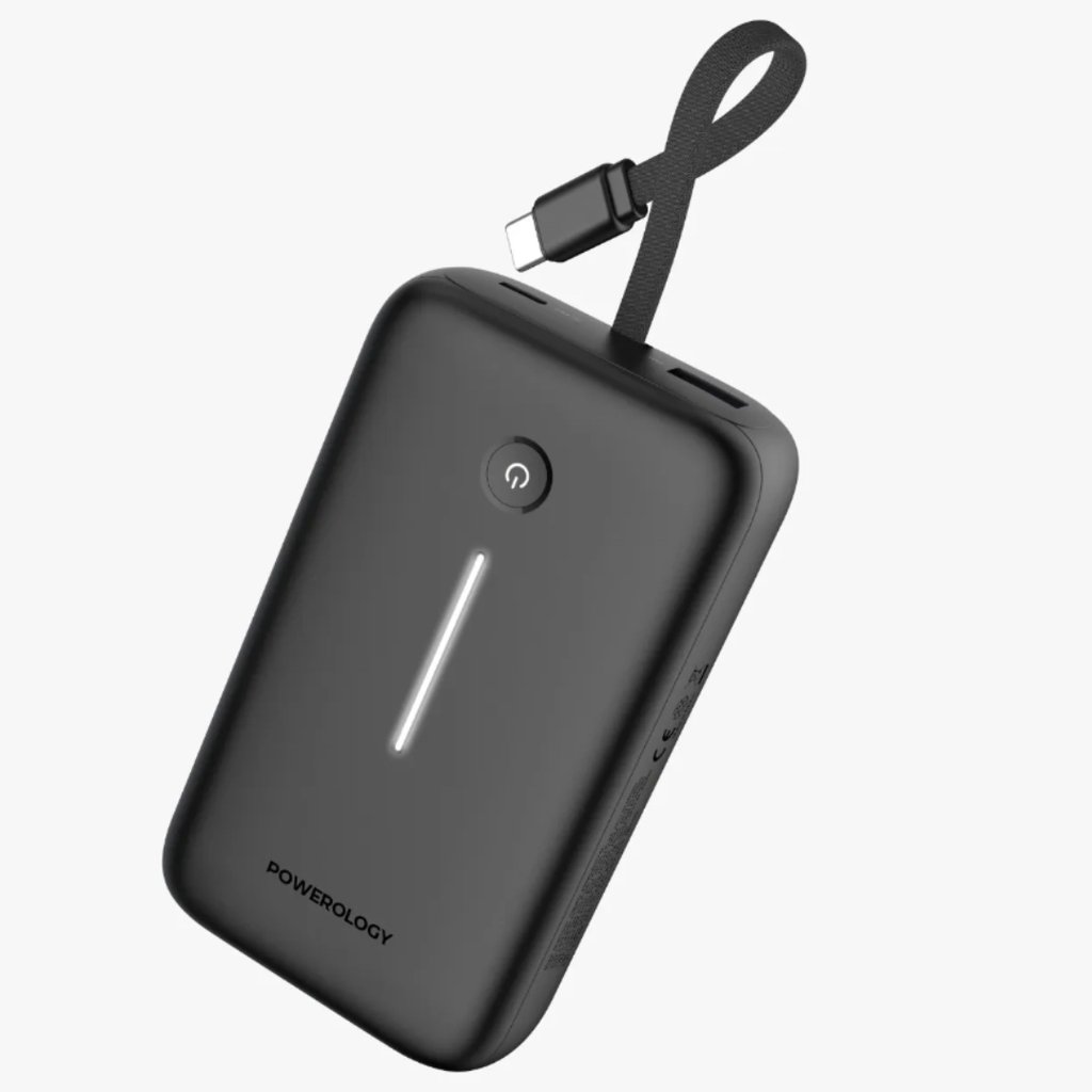 خرید پاوربانک Powerology 20000mAh با شارژ سریع PD 30W و USB-C