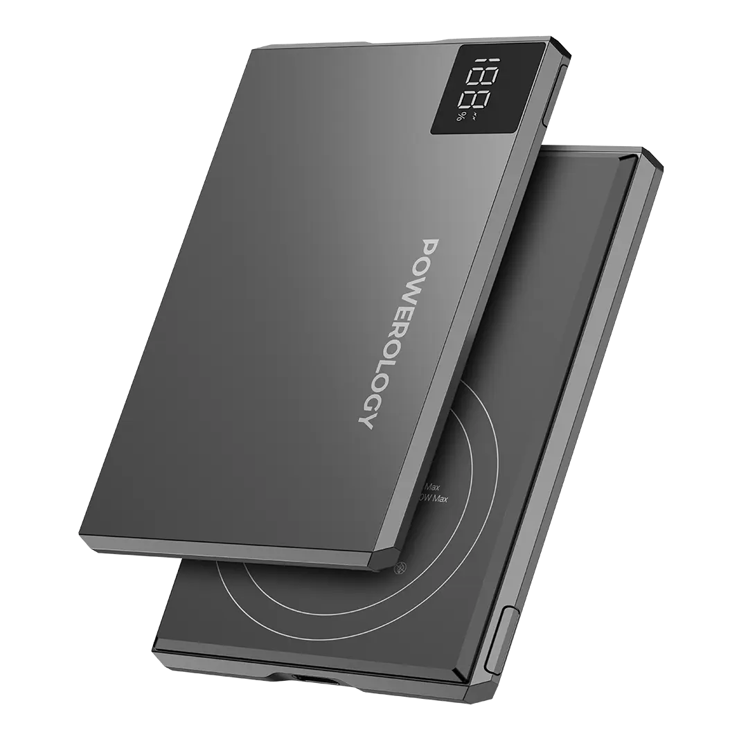 خرید پاوربانک پاورولوژی Tender 5000 MagSafe با شارژ بی‌سیم