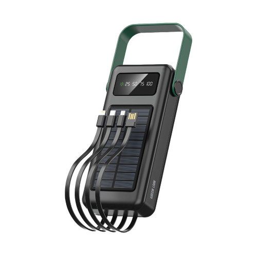 خرید پاوربانک خورشیدی گرین لایون 30000mAh | شارژ مطمئن و مقاوم