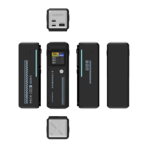 پاوربانک Powerology 27000mAh با نمایشگر هوشمند و شارژ 140 وات