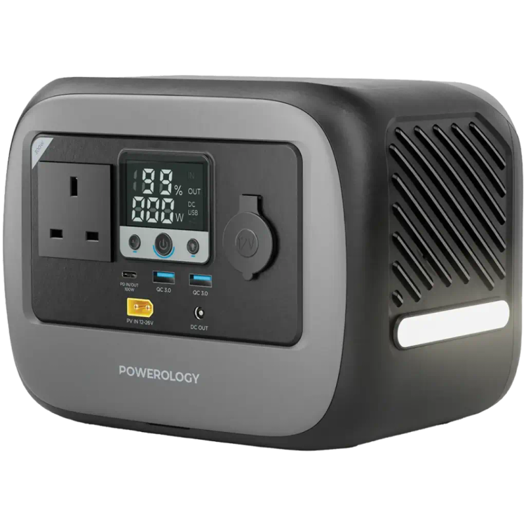 پاور استیشن 300 وات Powerology Pater I | شارژ خورشیدی و USB-C 100W