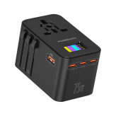 شارژر یونیورسال Powerology GaN 75W | سه پورت USB-C و شارژ سریع