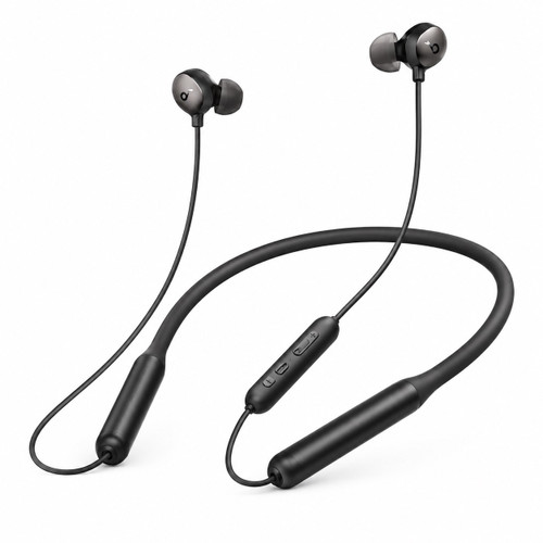 هندزفری بلوتوثی گردنی انکر مدل SoundCore Life U2i بدون قابلیت نویز کنسلینگ، درگاه شارژ USB Type-C، مقاوم در برابر رطوبت و عرق
