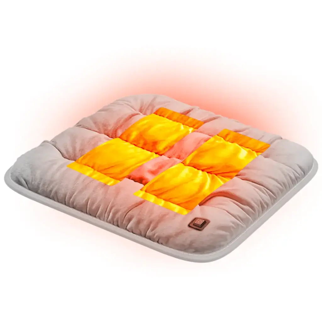 بالشتک حرارتی و گرم‌کننده صندلی گرین لاین مدل Electric Heat Pad – رنگ خاکستری