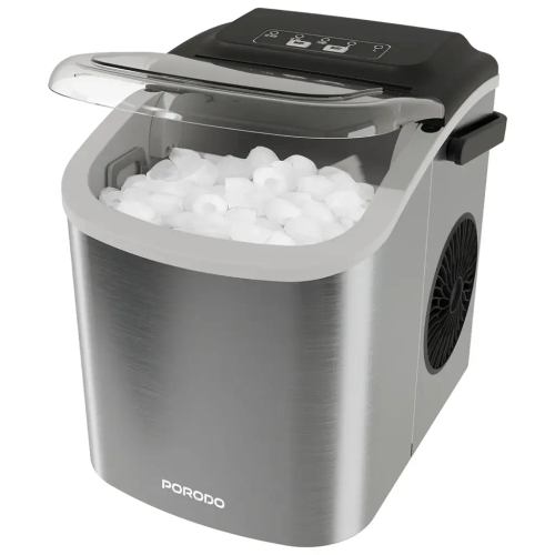 یخساز گلولهای سریع Porodo Lifestyle Instant Bullet Ice Maker – نقرهای
