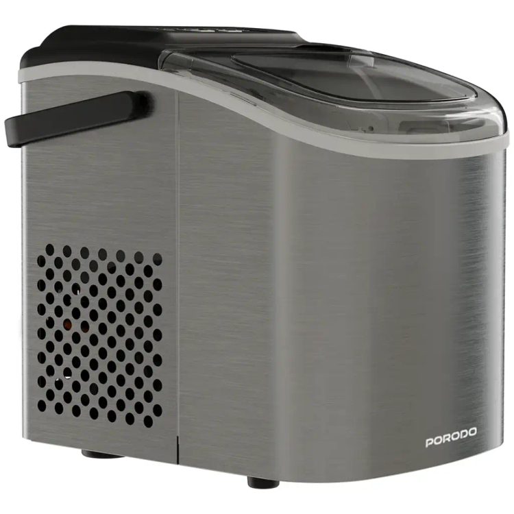 یخساز گلولهای سریع Porodo Lifestyle Instant Bullet Ice Maker – نقرهای