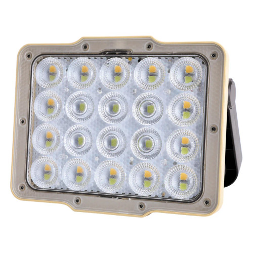 چراغ سیلابی خورشیدی Green Lion با باتری ۴۸۰۰ میلیآمپرساعت و ۴۳ LED – مشکی