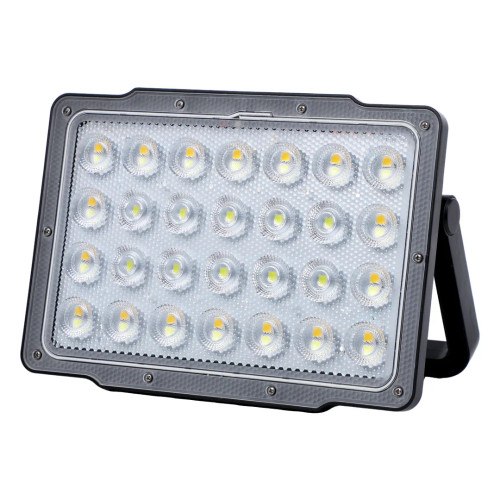 چراغ سیلابی خورشیدی Green Lion با باتری ۷۲۰۰ میلیآمپرساعت و ۵۹ عدد LED – مشکی