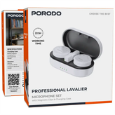 میکروفون یقهای Porodo با کانکتور Type-C و مبدل Lightning
