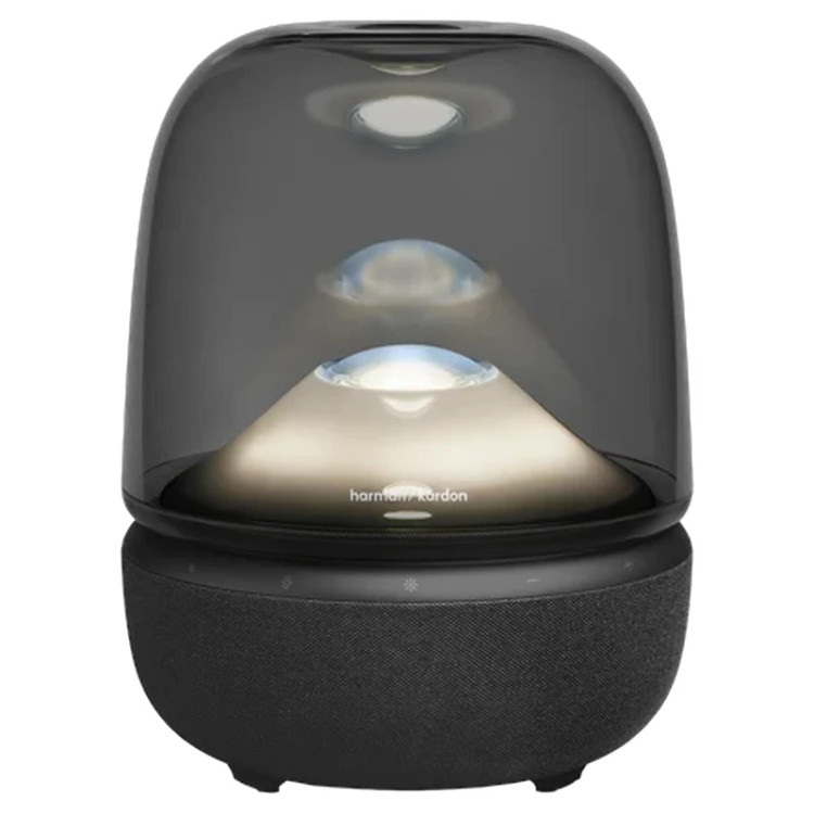اسپیکر بلوتوثی هارمن کاردن مدل Aura Studio 5، با توان خروجی 160 وات، دارای نور RGB و سابووفر 143 میلیمتری، قابل حمل