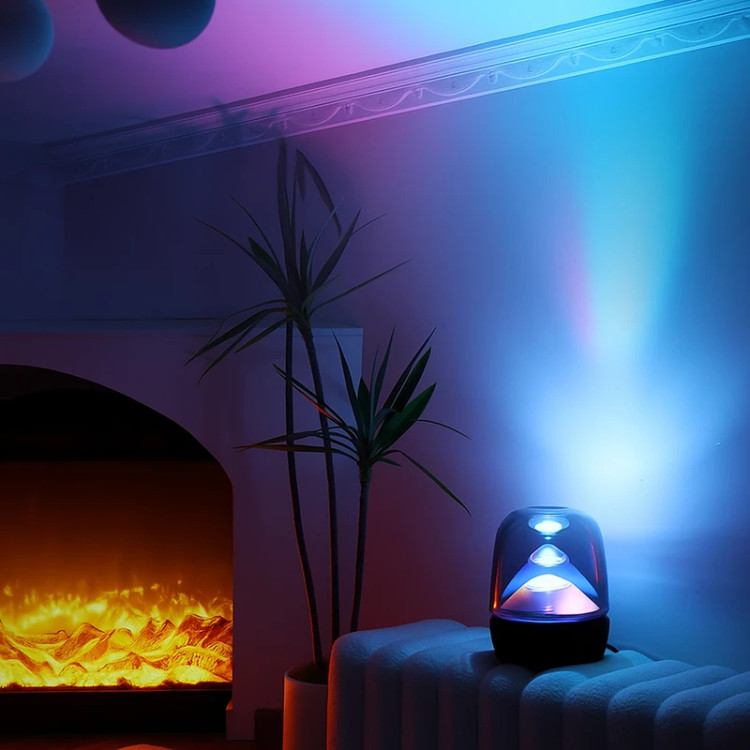 اسپیکر بلوتوثی هارمن کاردن مدل Aura Studio 5، با توان خروجی 160 وات، دارای نور RGB و سابووفر 143 میلیمتری، قابل حمل