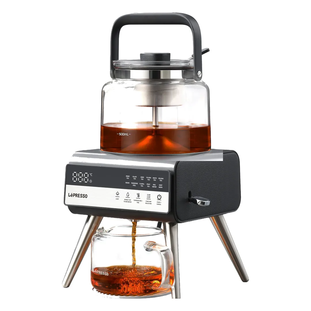 دستگاه دم‌آور چای Lepresso Brewify با نمایشگر دیجیتال – مشکی