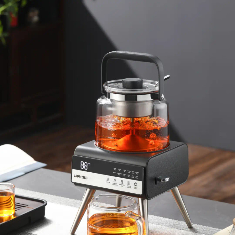 دستگاه دمآور چای Lepresso Brewify با نمایشگر دیجیتال – مشکی