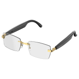عینک آفتابی هوشمند صوتی پاورولوژی Cannes | Gold/Black