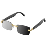 عینک آفتابی هوشمند صوتی پاورولوژی Cannes | Gold/Black