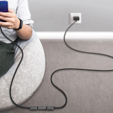 کابل شارژ دوگانه USB-C پاورولوژی Argos | طول 3 متر