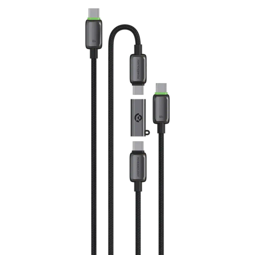 کابل شارژ دوگانه USB-C پاورولوژی Argos | طول 3 متر