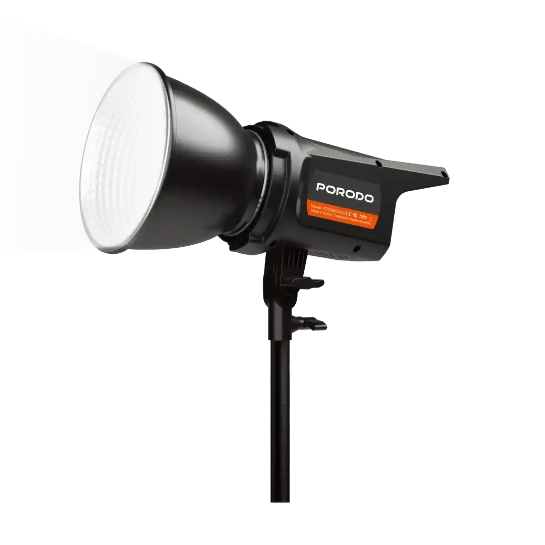 چراغ استودیویی LED حرفه‌ای Porodo Lifestyle Cannes | توان 100 وات