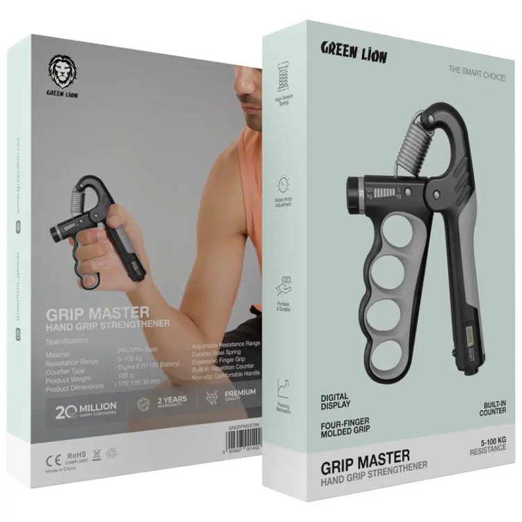 تقویتکننده قدرت پنجه گرین لاین مدل Grip Master – مشکی