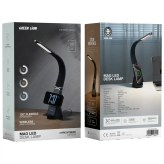 چراغ مطالعه LED گرین لاین مدل Mag LED Desk Lamp با شارژر بیسیم MagSafe – مشکی