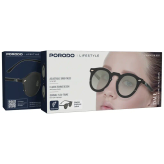 عینک آفتابی پورودو لایفاستایل مدل Dale Round Frame – فریم مشکی