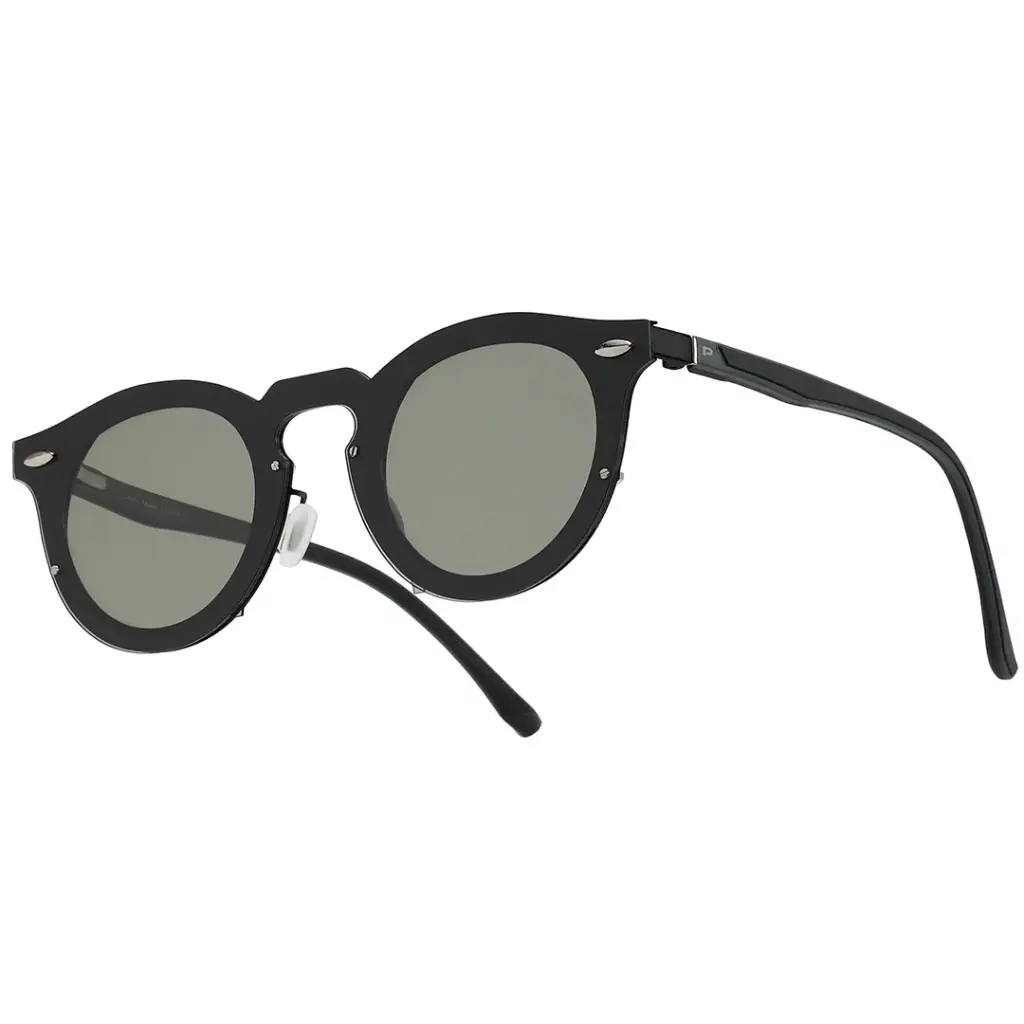عینک آفتابی پورودو لایف‌استایل مدل Dale Round Frame – فریم مشکی