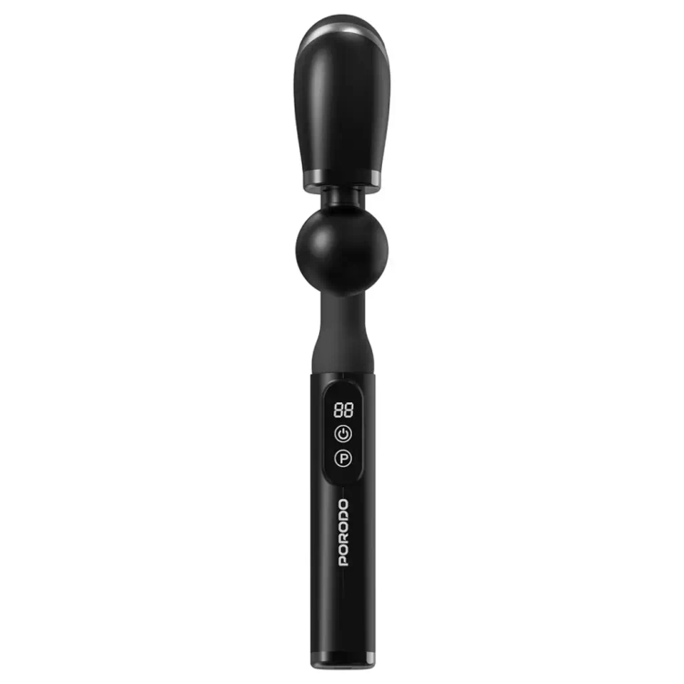 ماساژور تفنگی عمیق پورودو لایفاستایل مدل U-Shaped Handle با 4 سری – مشکی