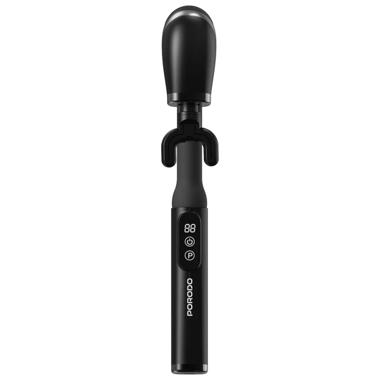 ماساژور تفنگی عمیق پورودو لایفاستایل مدل U-Shaped Handle با 4 سری – مشکی