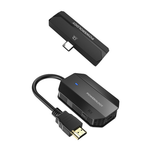 مبدل بیسیم HDMI به Type-C پاورولوژی | انتقال تصویر و صدا تا 50 متر